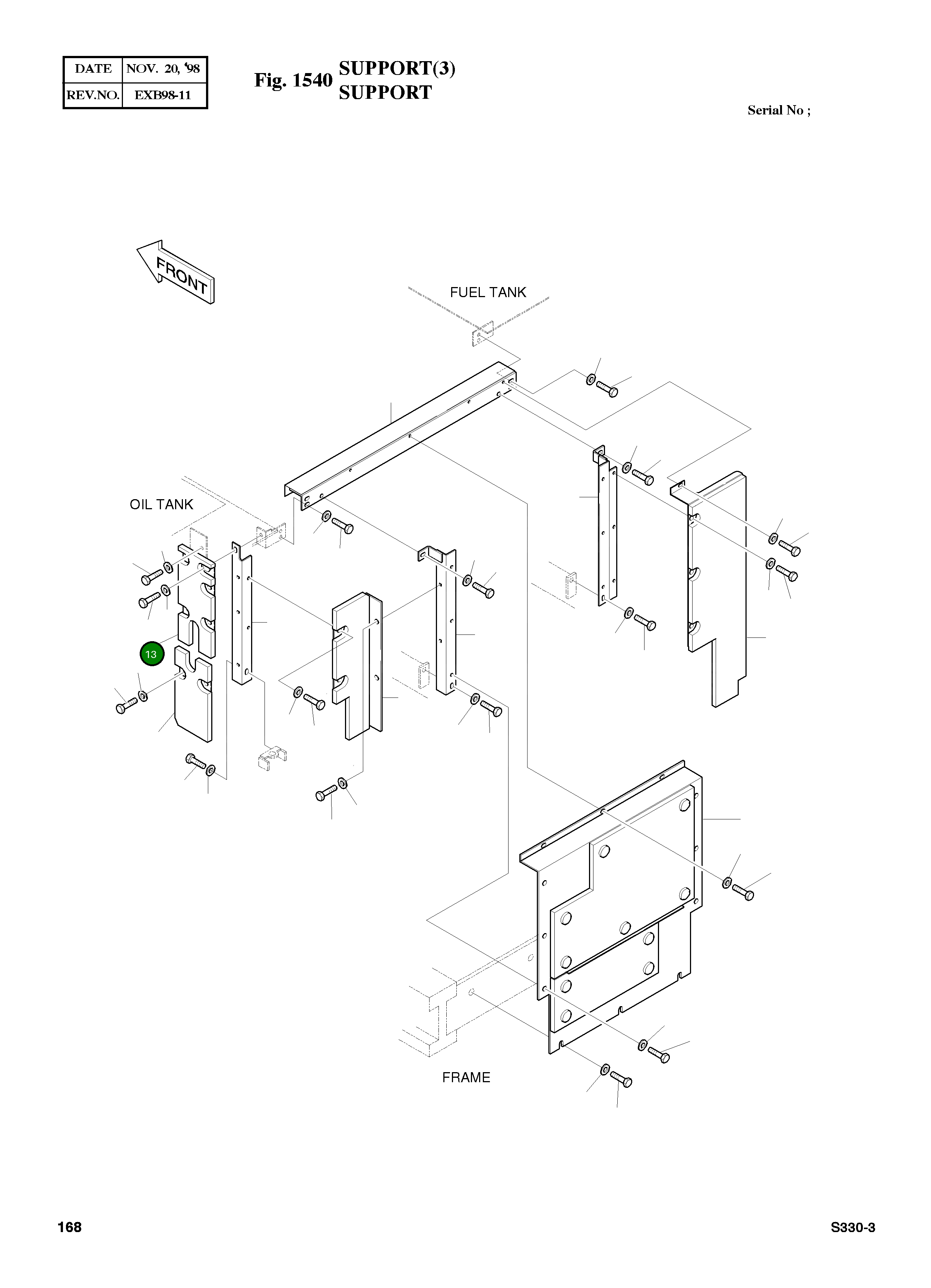 Крышка 2621-3179A  Komatsu