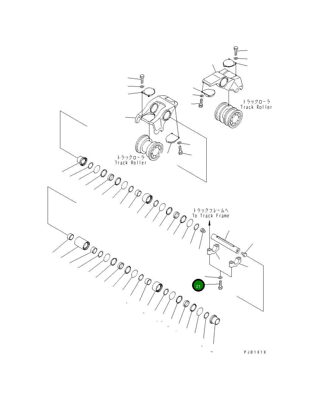 Болт 17A-30-16150  Komatsu