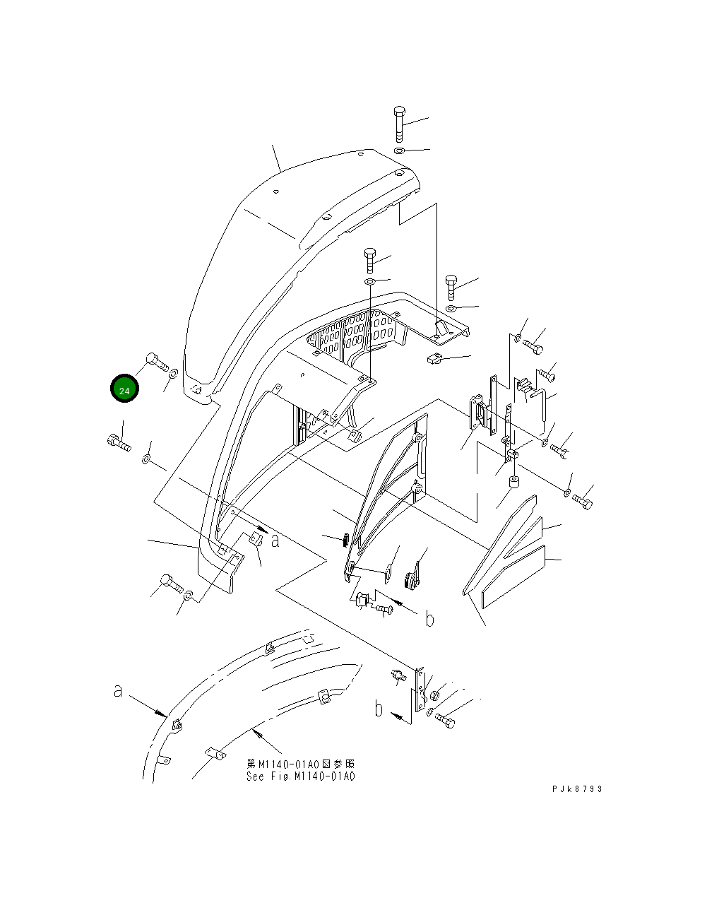 Болт 01010-71065 Komatsu
