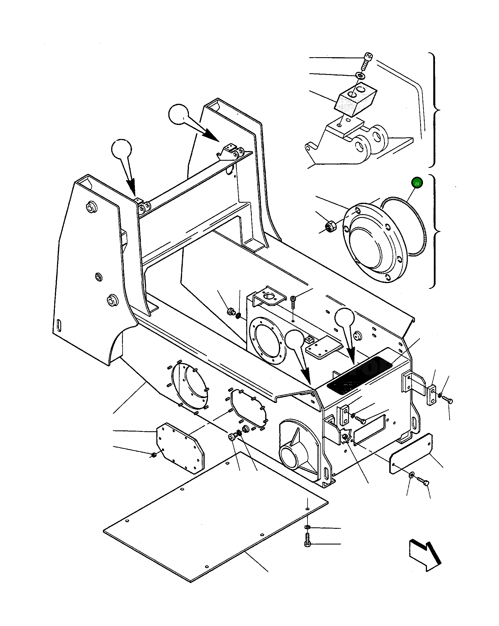 Кольцо уплотнительное (O-Ring) 855021431 Komatsu