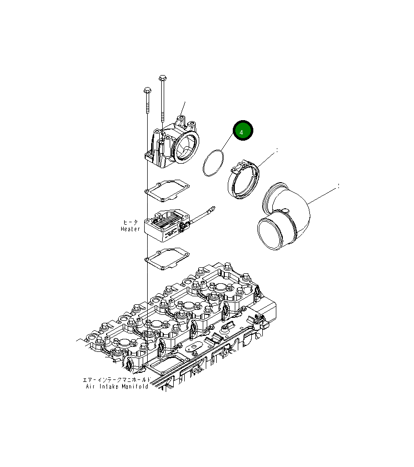 Кольцо уплотнительное (O-Ring) 6745-11-4160 Komatsu