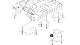Крышка 20E-54-K7021 Komatsu
