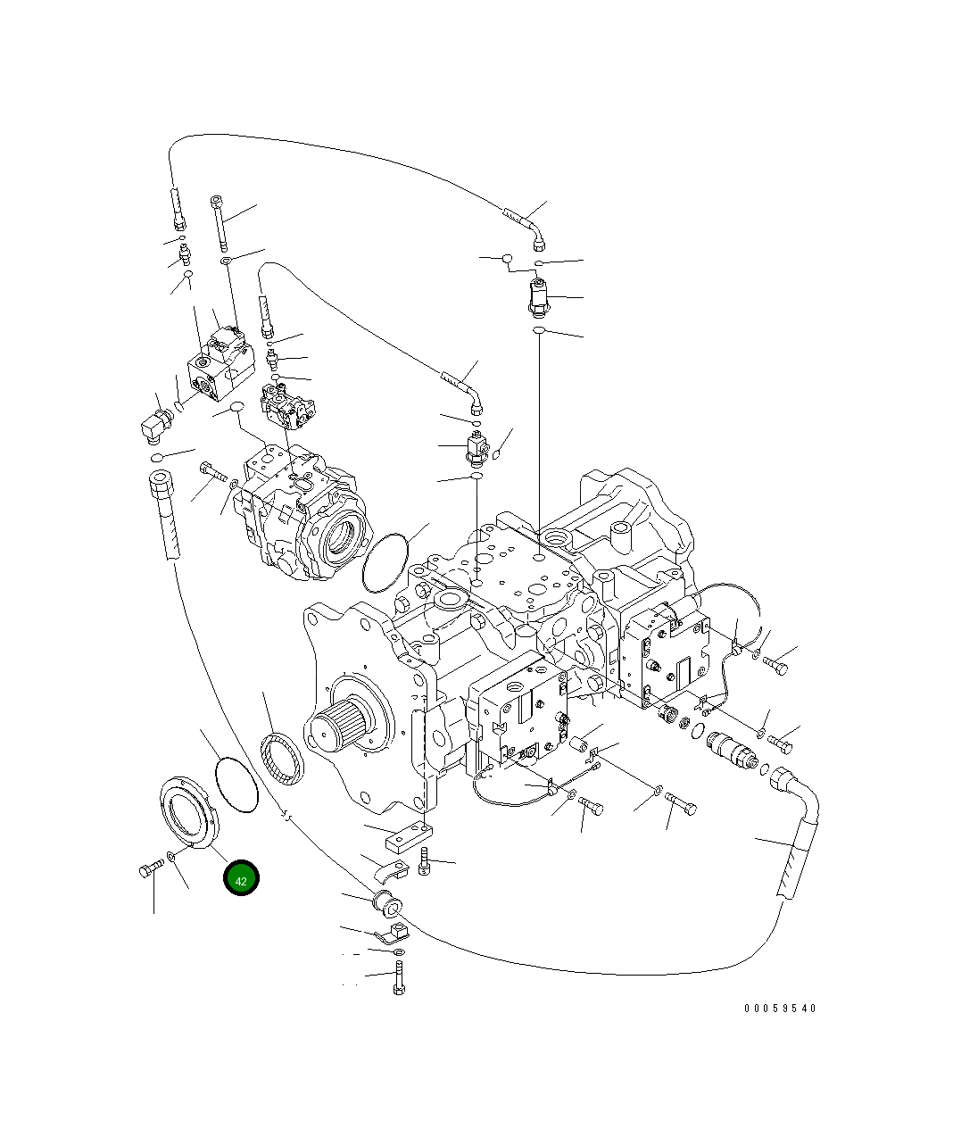 Крышка 708-2K-12320 Komatsu