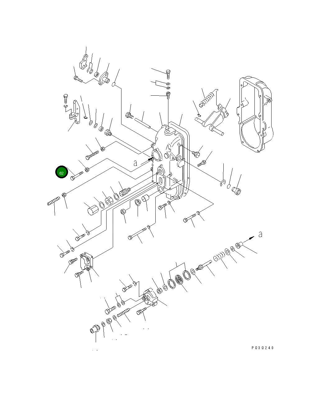 Болт DK154013-2700  Komatsu