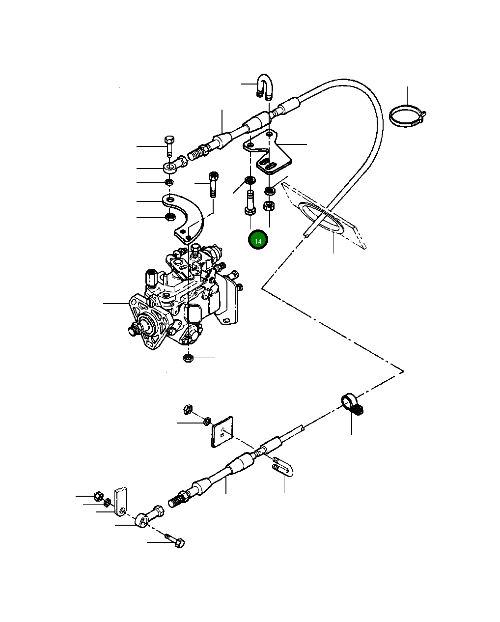 Болт 931 562 R1 Komatsu