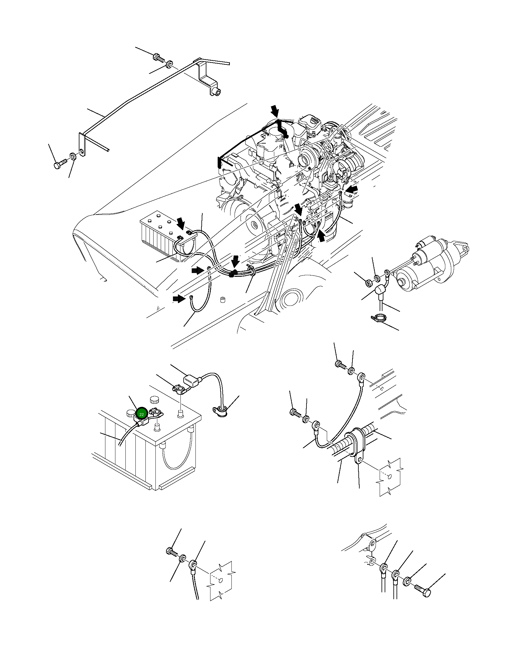 Крышка 22L-09-R2U20  Komatsu