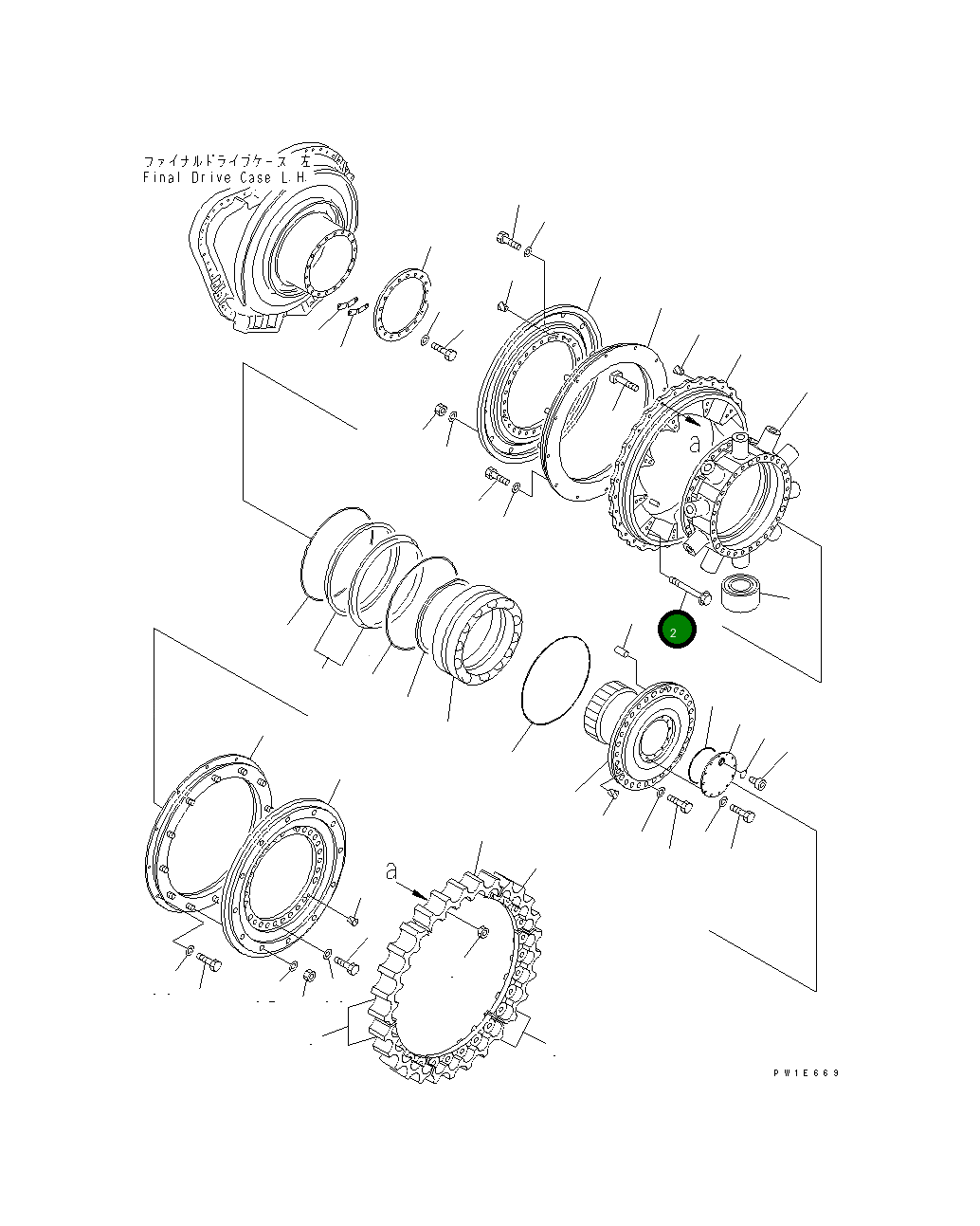 Болт 19M-09-12980 Komatsu