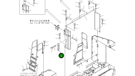 Крышка 21T-54-68141 Komatsu
