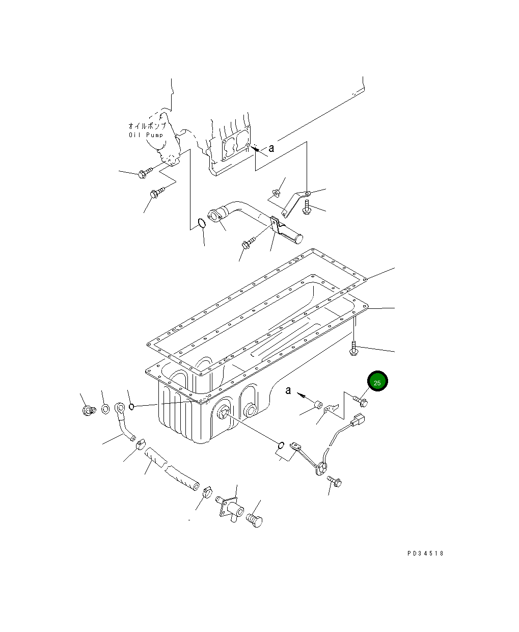 Болт 01435-21235 Komatsu