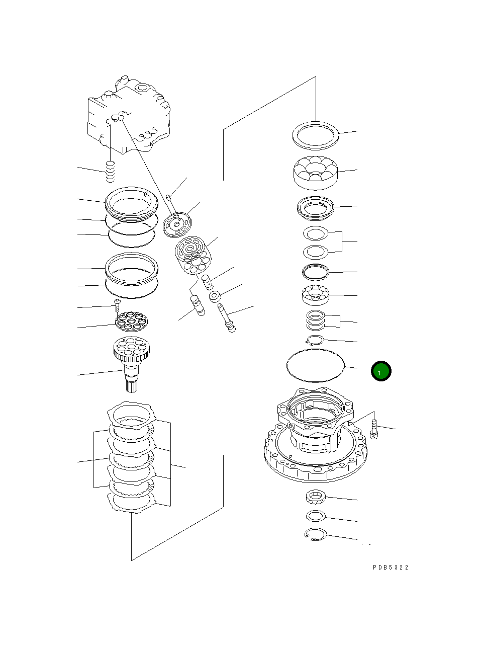 Кольцо уплотнительное (O-Ring) 565-14-22440 Komatsu