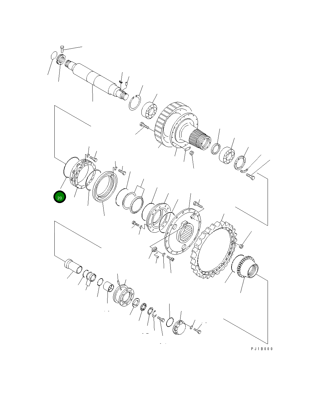 Кольцо уплотнительное (O-Ring) 07000-45410 Komatsu
