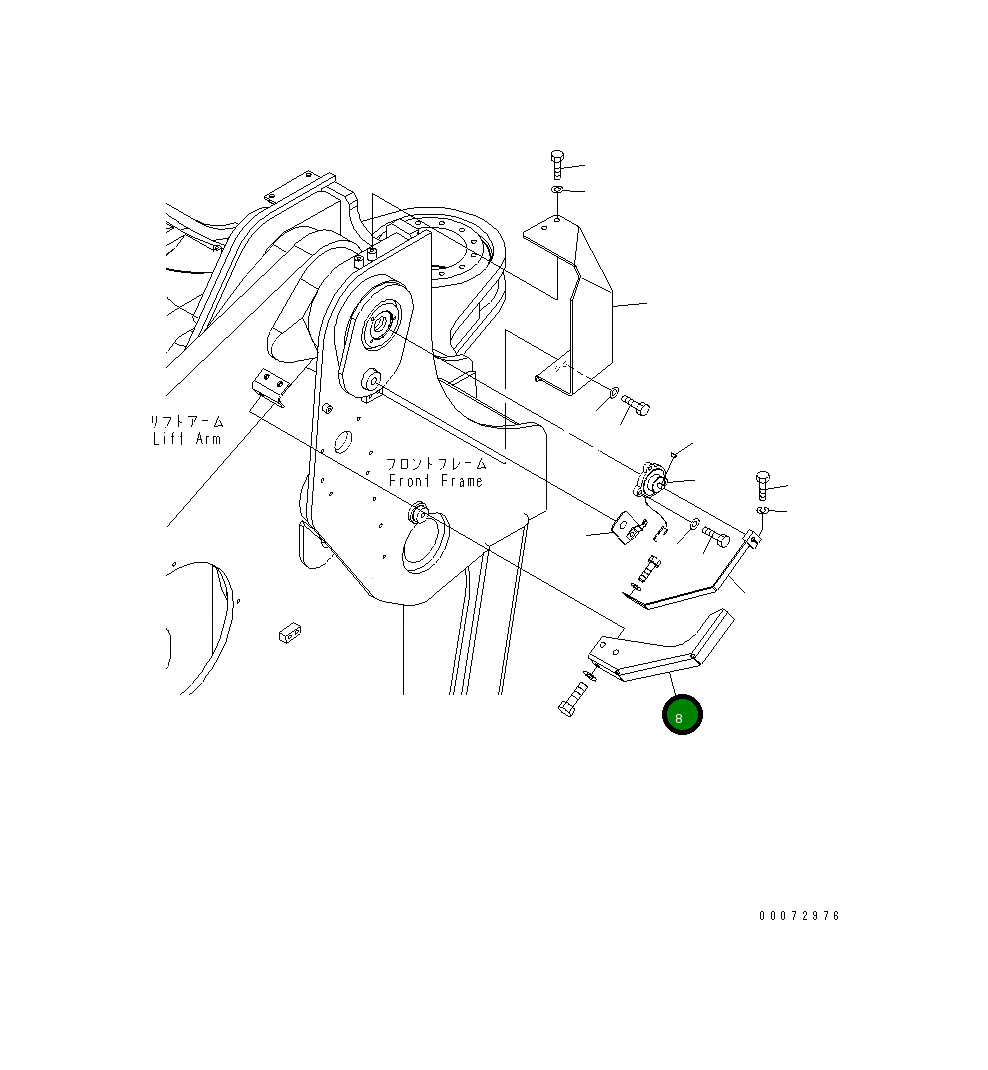 Крышка 426-43-39321  Komatsu