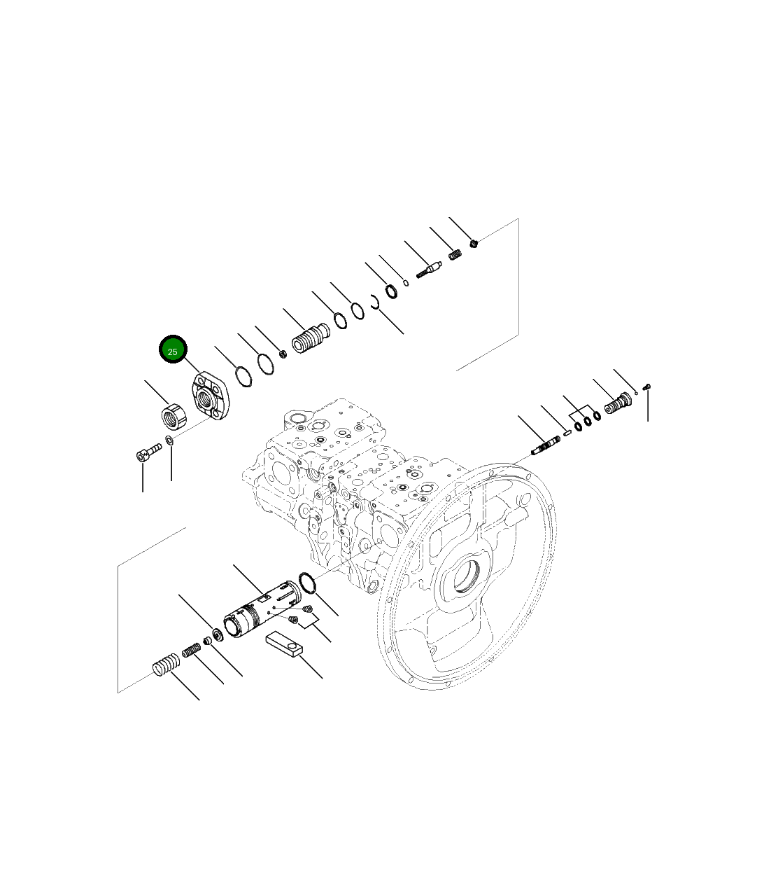 Крышка 708-2G-14490  Komatsu