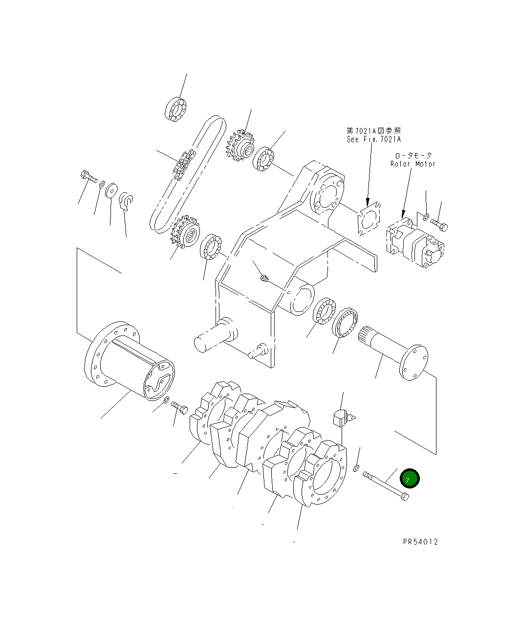 Болт 26A-870-1430 Komatsu