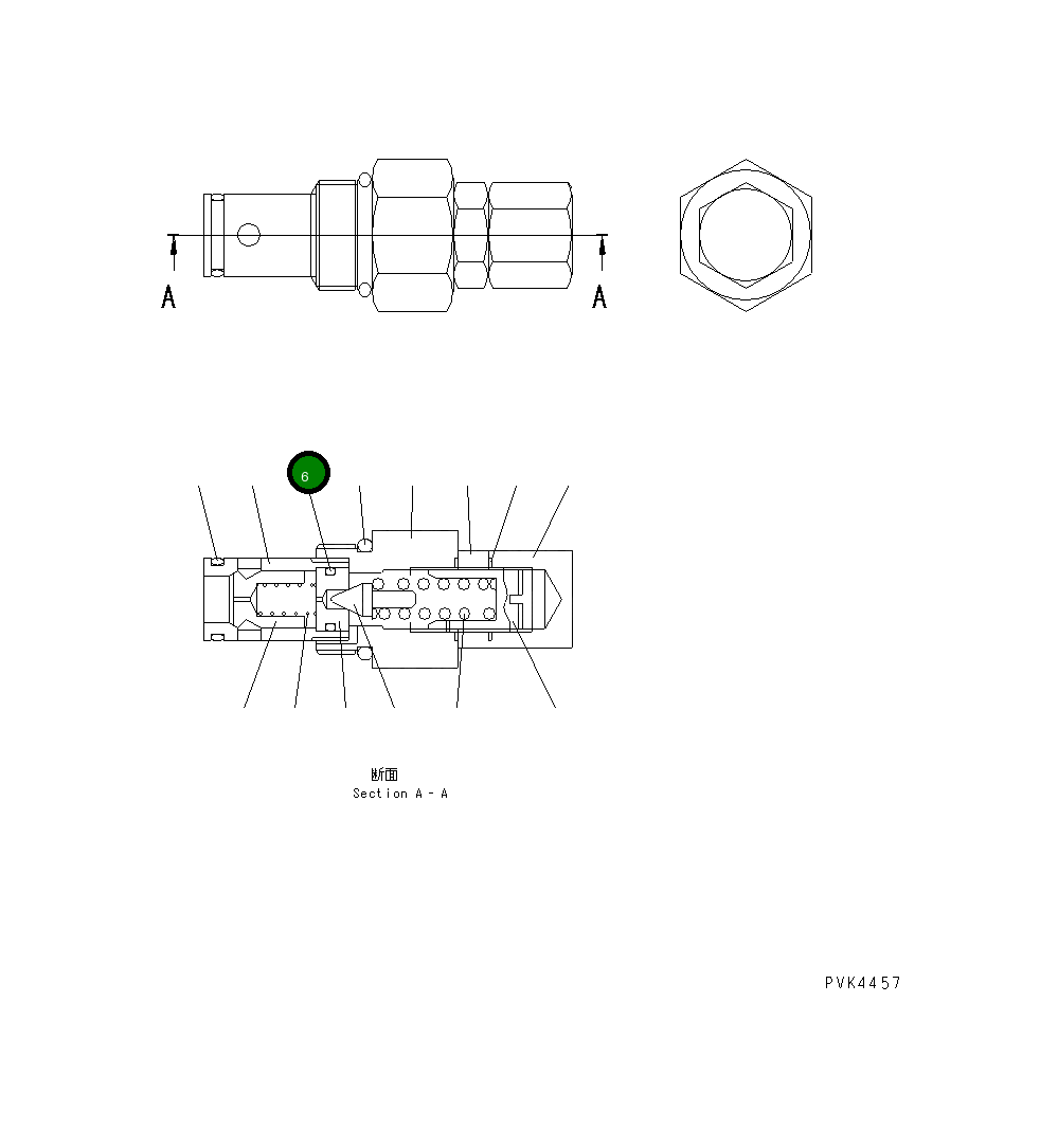 Кольцо уплотнительное (O-Ring) NAC01101010010  Komatsu