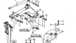 Клипса YM172164-81170 Komatsu