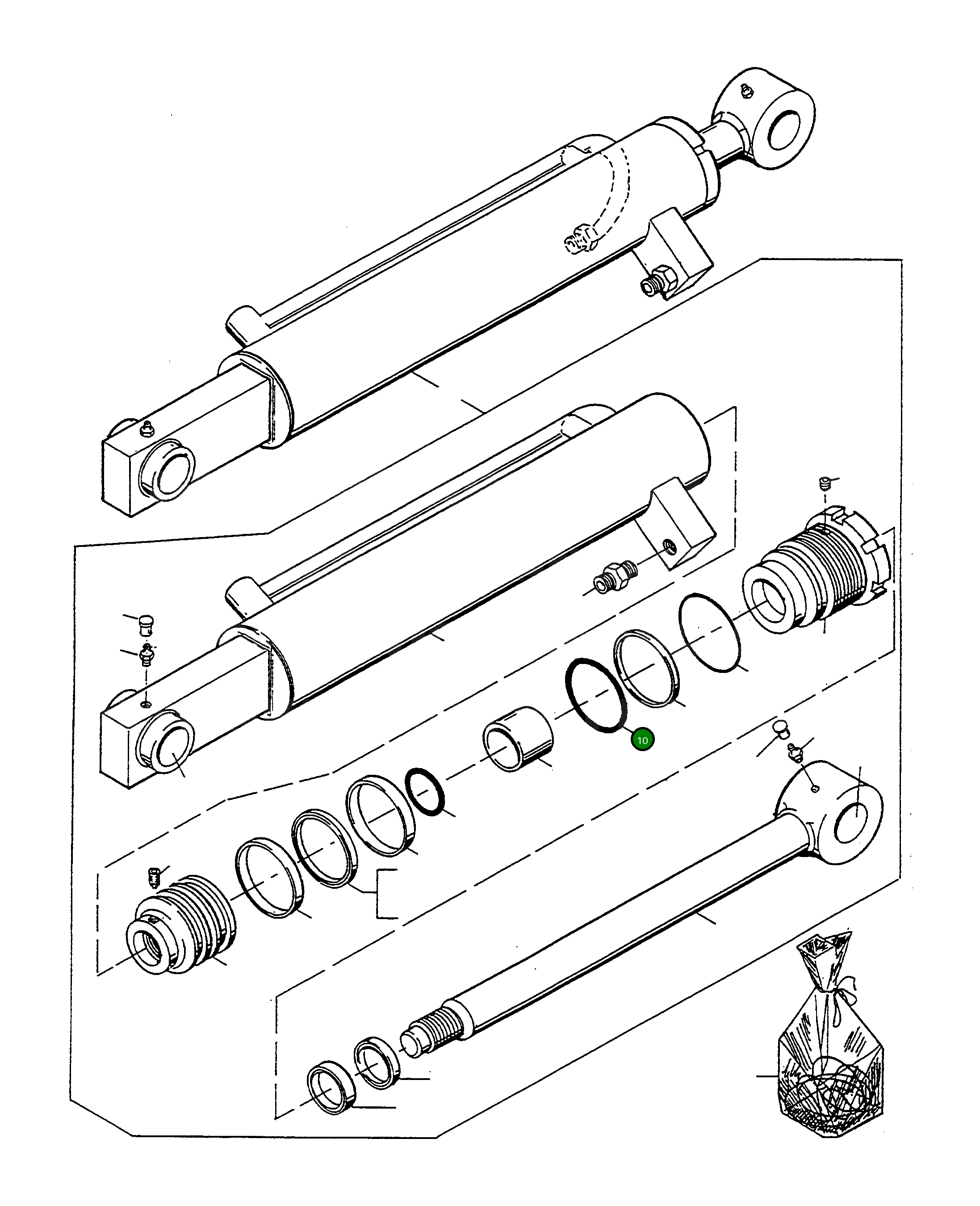 Кольцо уплотнительное (O-Ring) 4917421M1 Komatsu