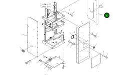 Крышка 426-43-39433 Komatsu
