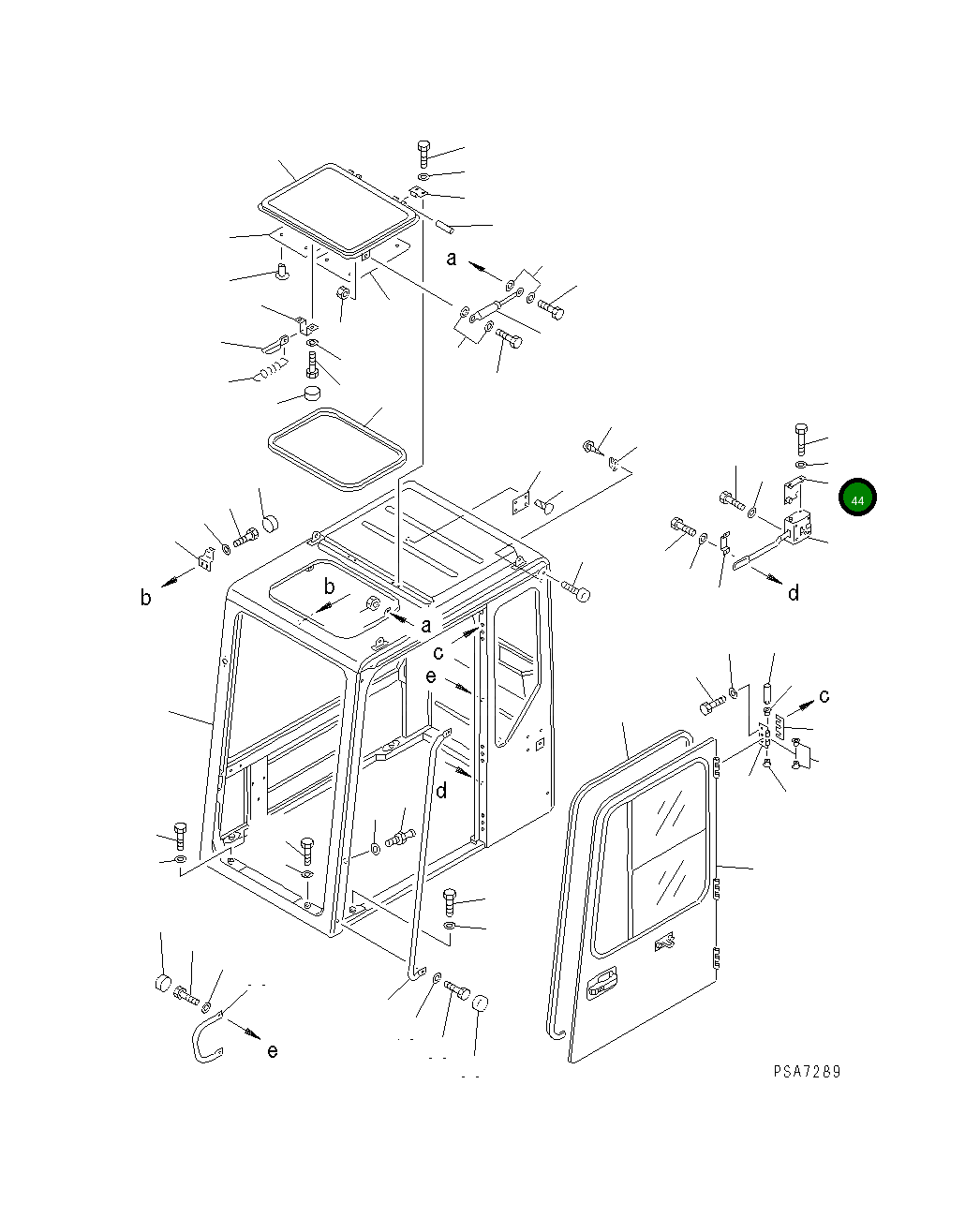 Крышка 20Y-54-K2190 Komatsu