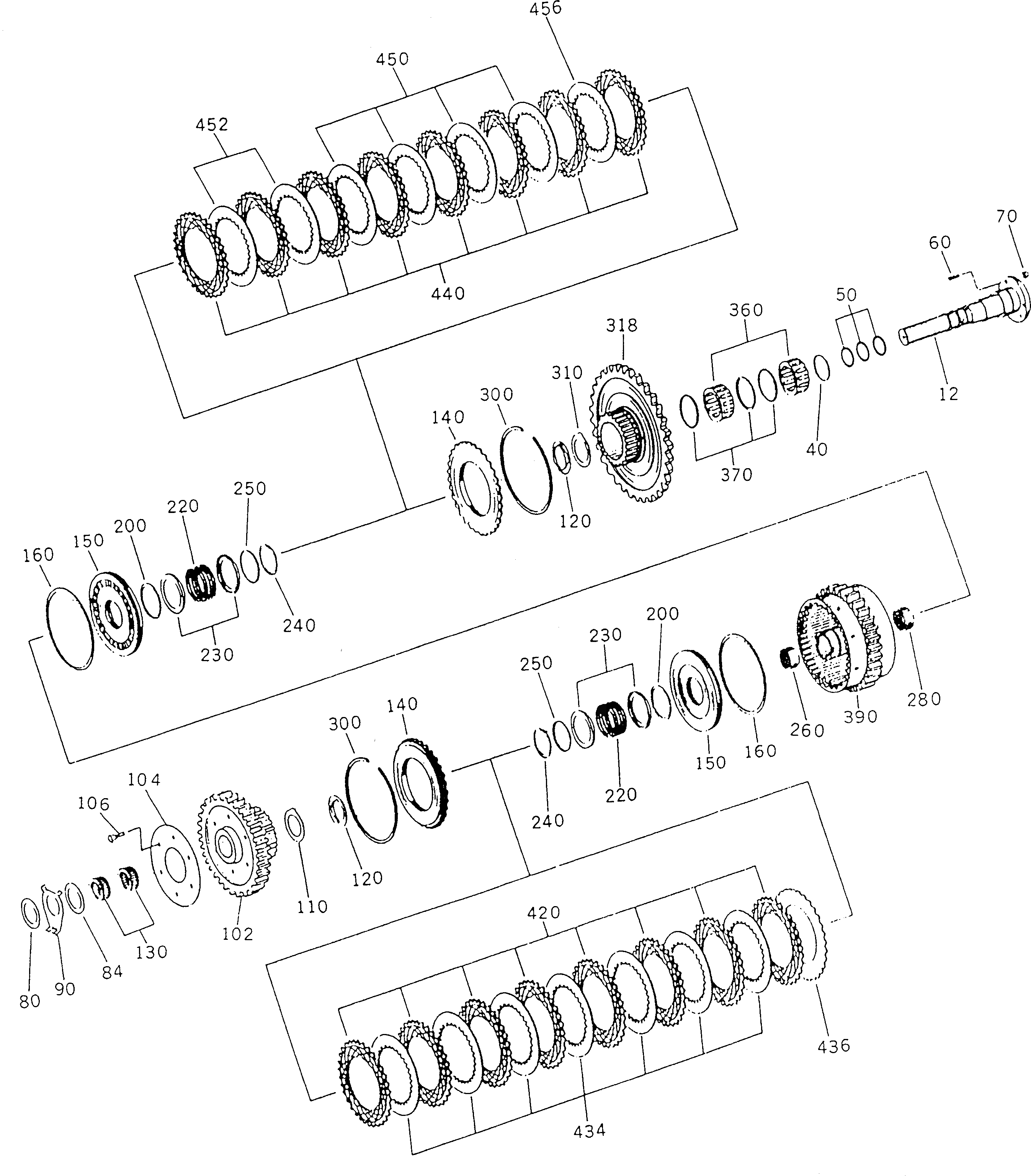 Болт BW061457  Komatsu