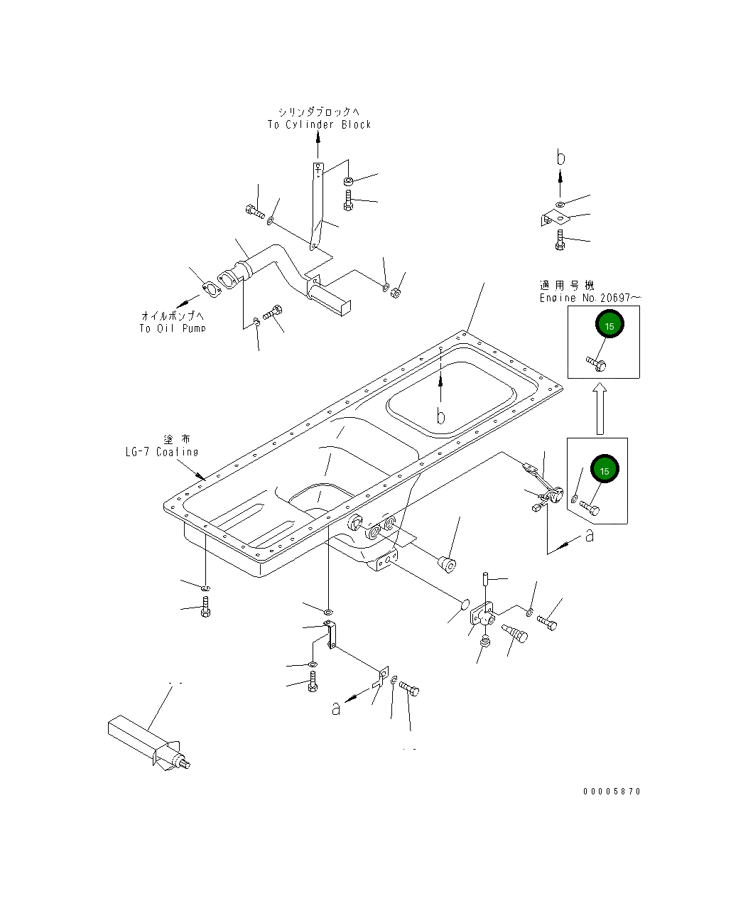 Болт 01010-30612  Komatsu