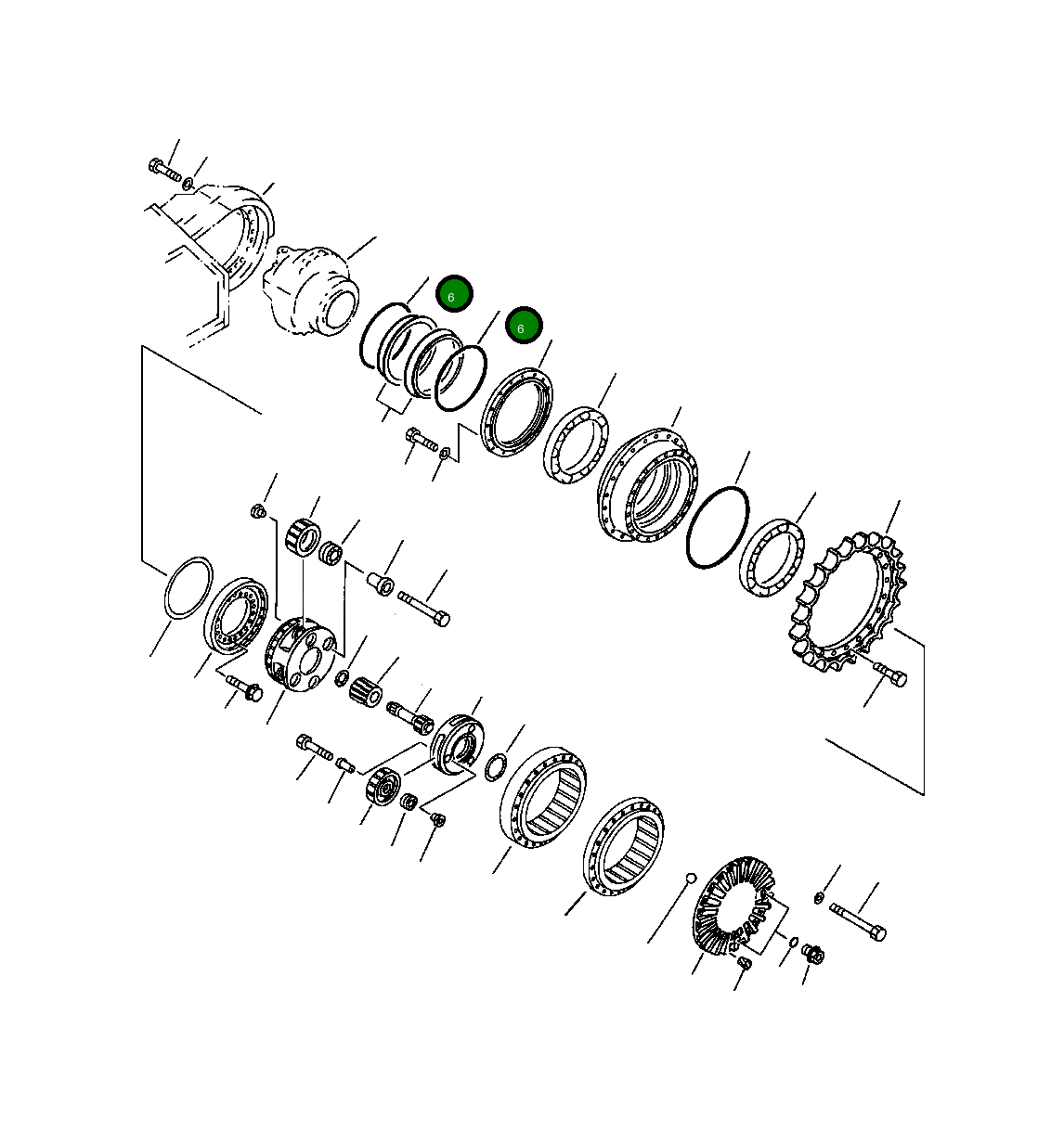 Кольцо уплотнительное (O-Ring) 502-33-91120 Komatsu