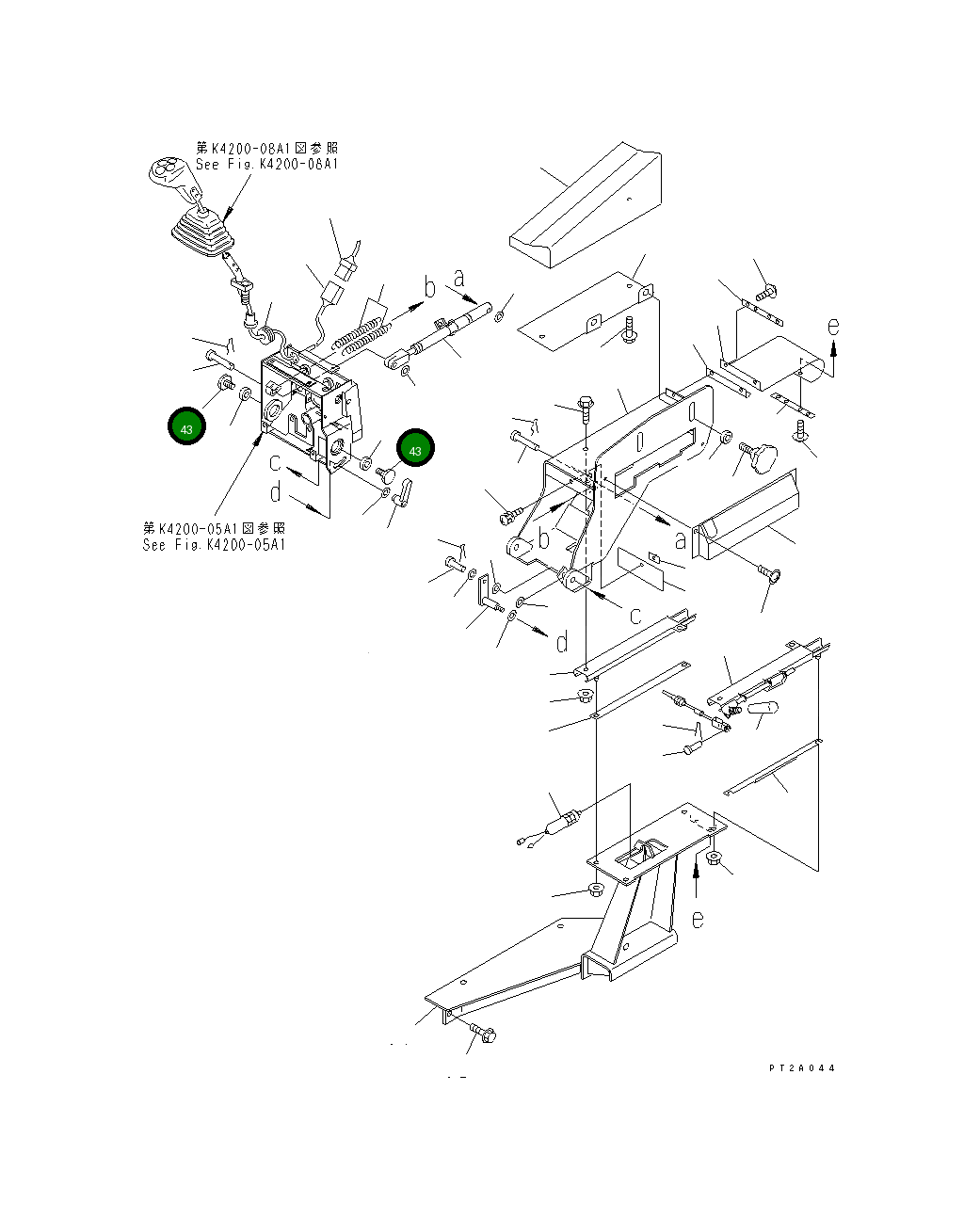 Болт 22T-43-12190 Komatsu