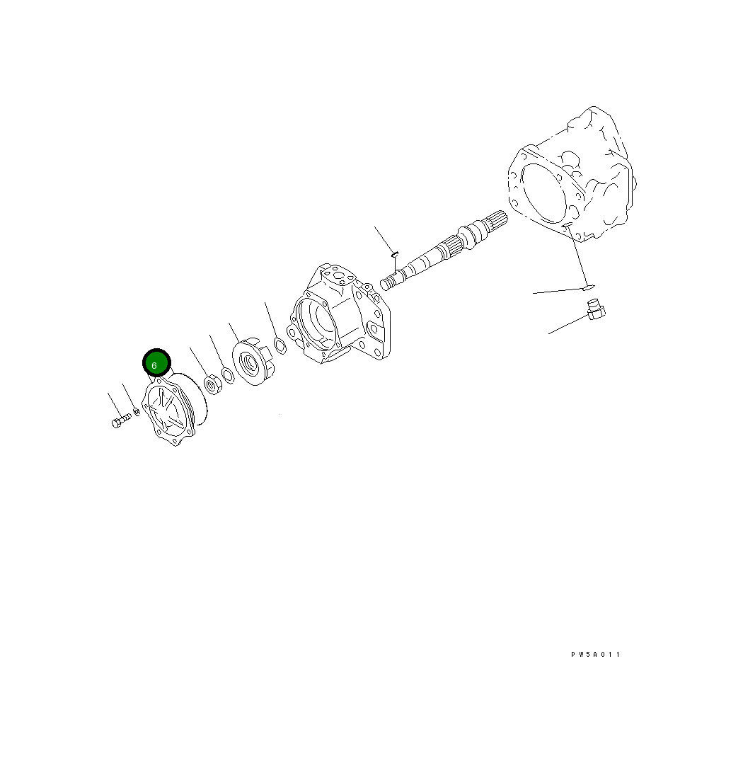 Крышка 708-1L-21621 Komatsu