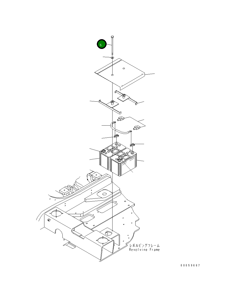Болт 22B-06-21450 Komatsu