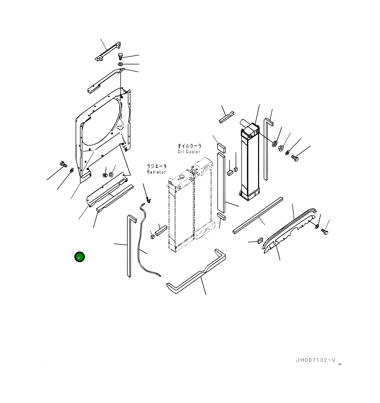 Крышка 20Y0346380 Komatsu