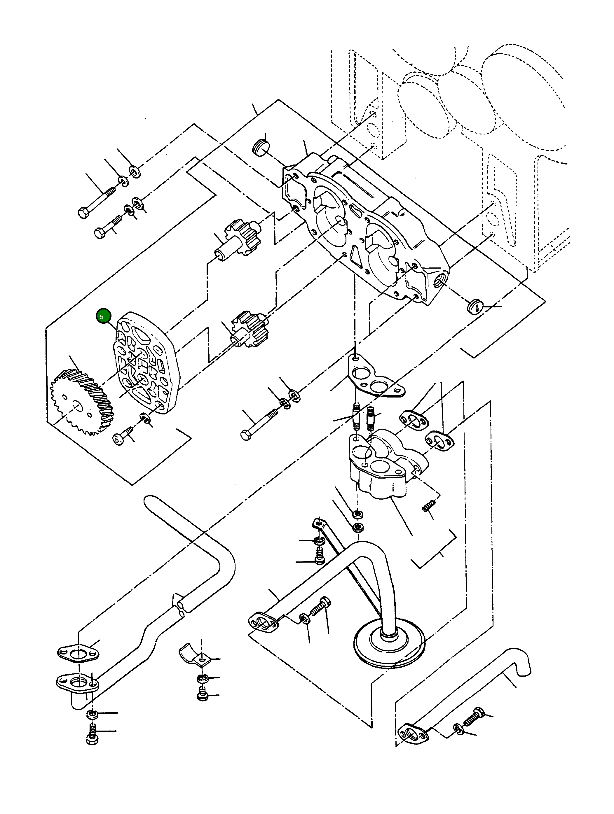 Крышка 2870052M1 Komatsu