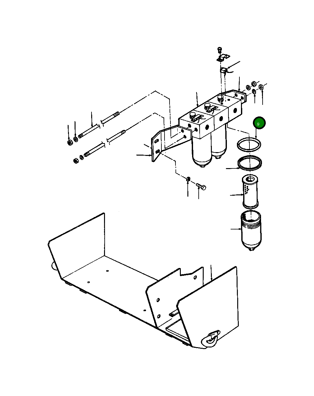 Кольцо уплотнительное (O-Ring) 1259 135 H1 Komatsu