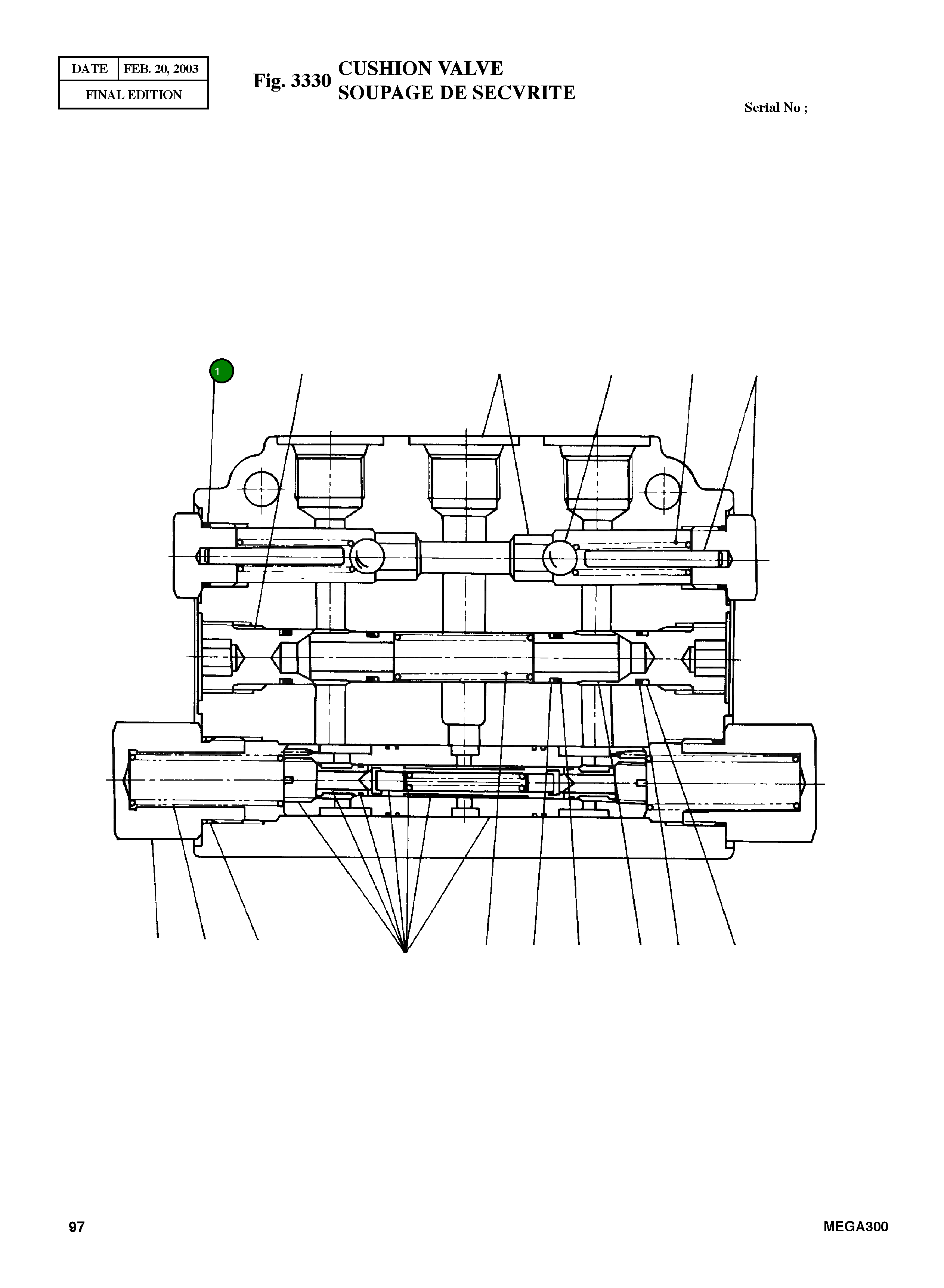 Кольцо уплотнительное (O-Ring) 25003-908 Komatsu