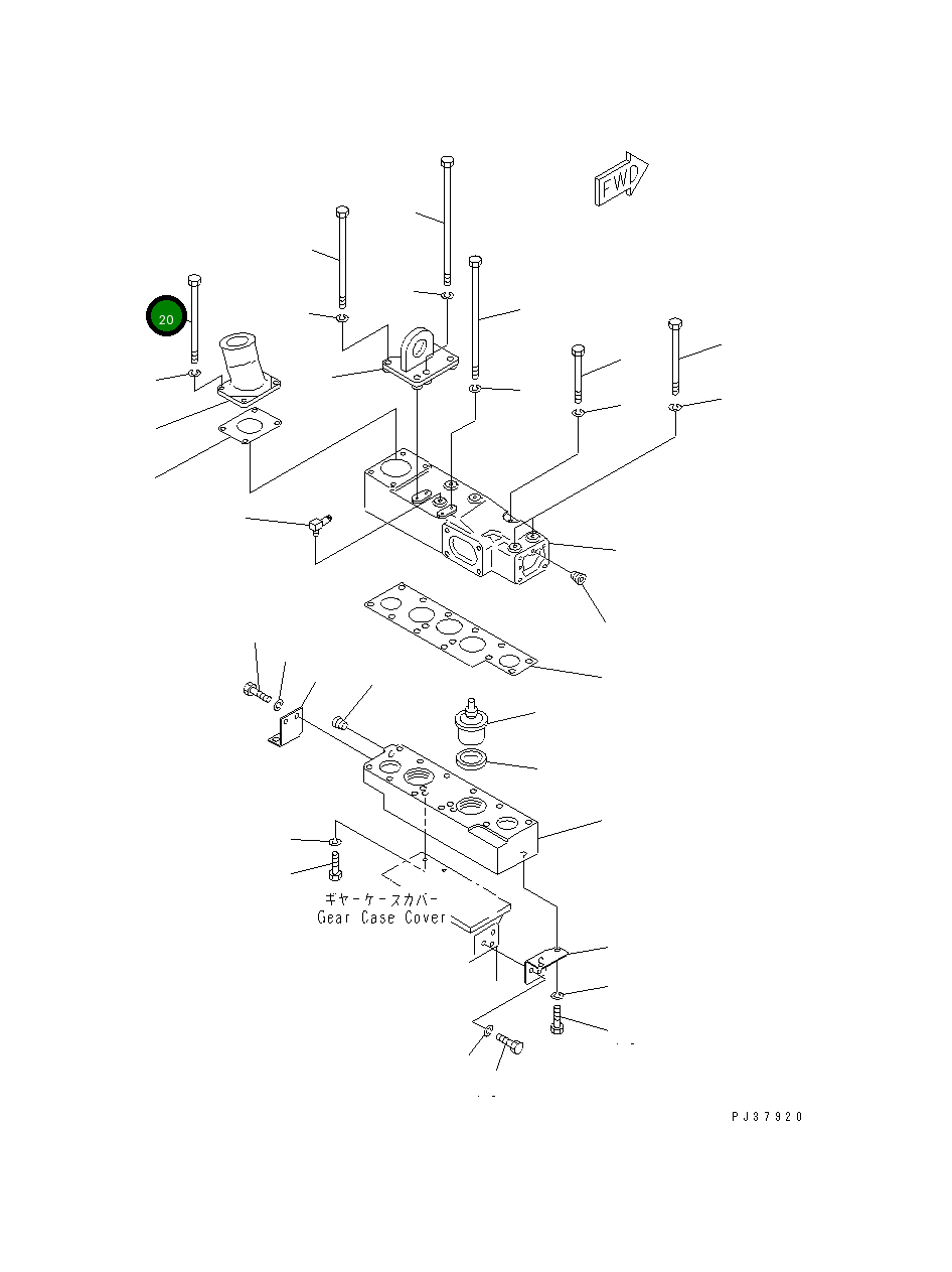 Болт 01011-31050 Komatsu