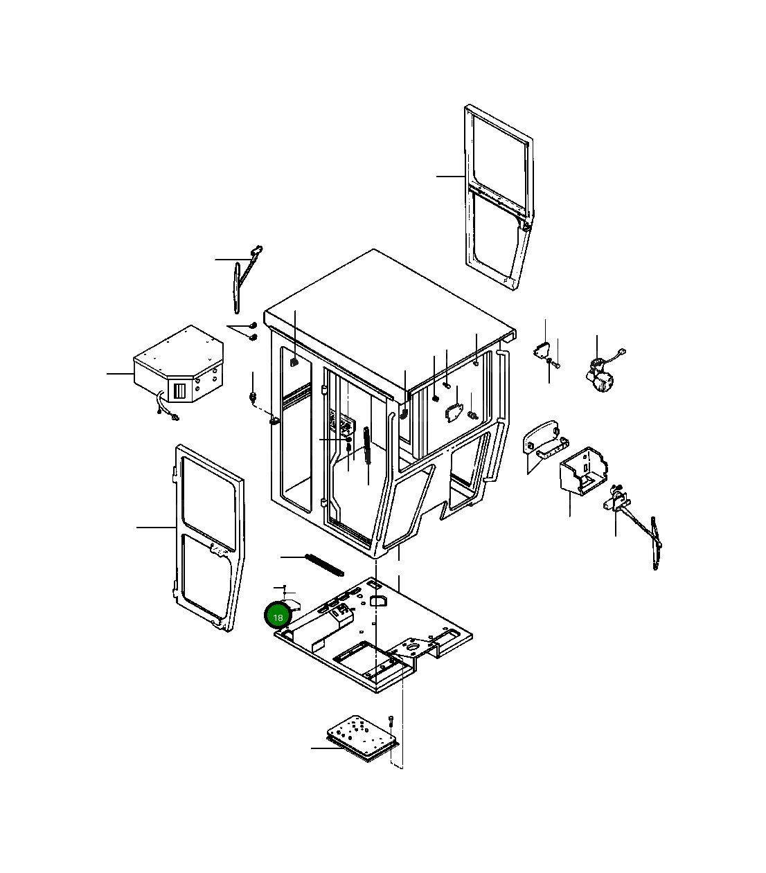Крышка 1433 372 H1 Komatsu