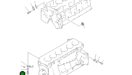 Болт 01437-01025 Komatsu