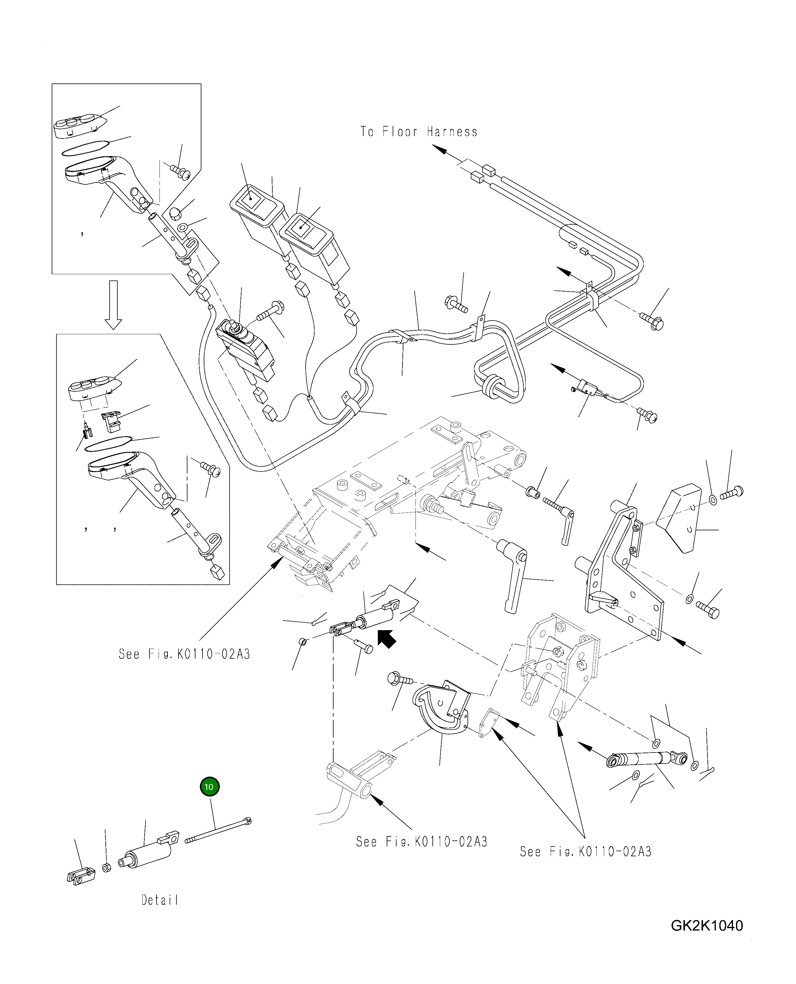 Болт 421-S33-3751  Komatsu