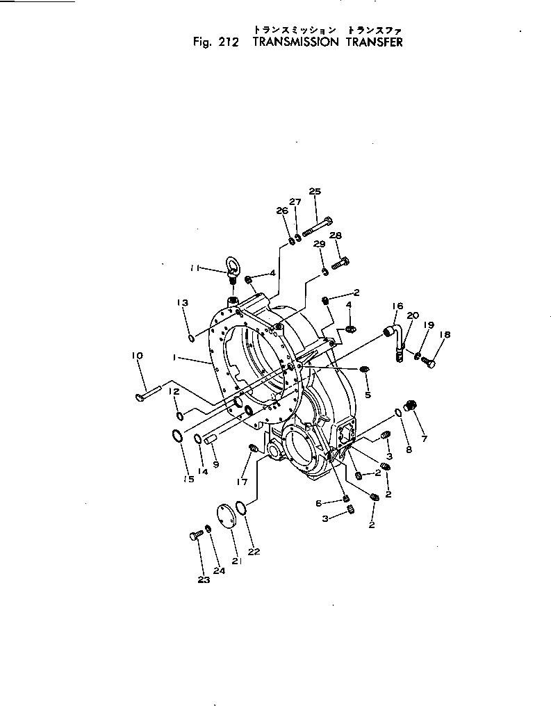 Болт 287-15-11340  Komatsu