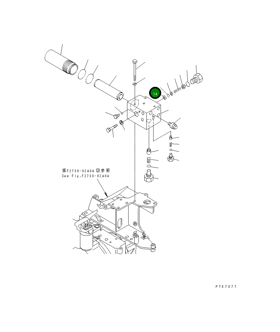 Кольцо уплотнительное (O-Ring) 07000-B1005 Komatsu