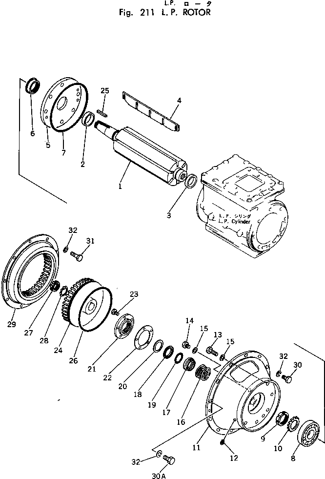Кольцо M720019002240  Komatsu