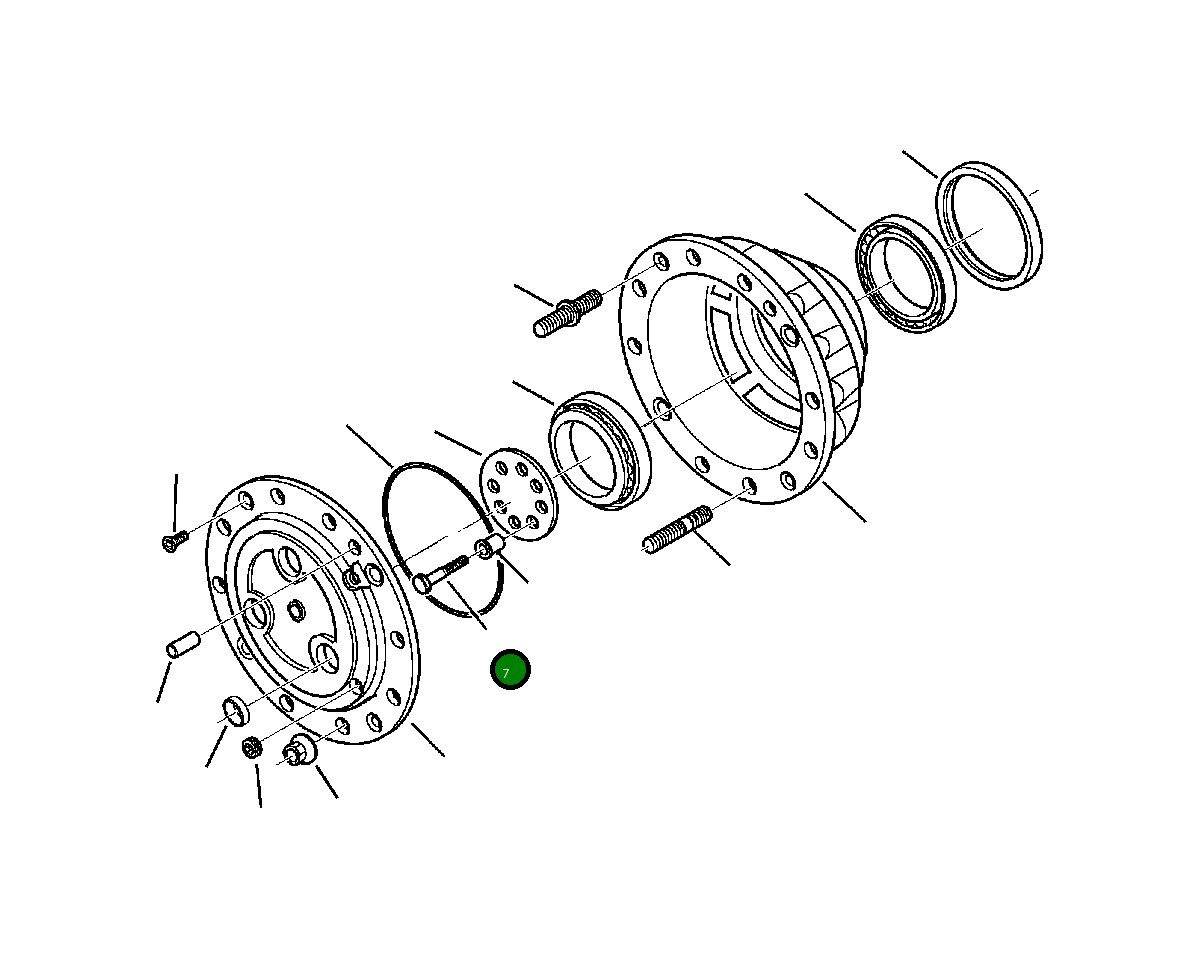 Болт CA0021180 Komatsu