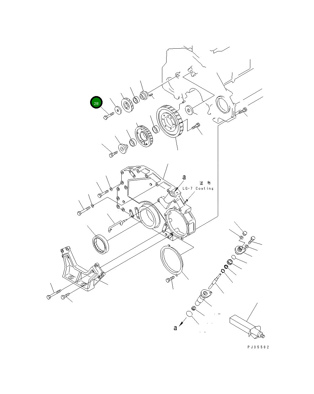Болт 01010-31460 Komatsu