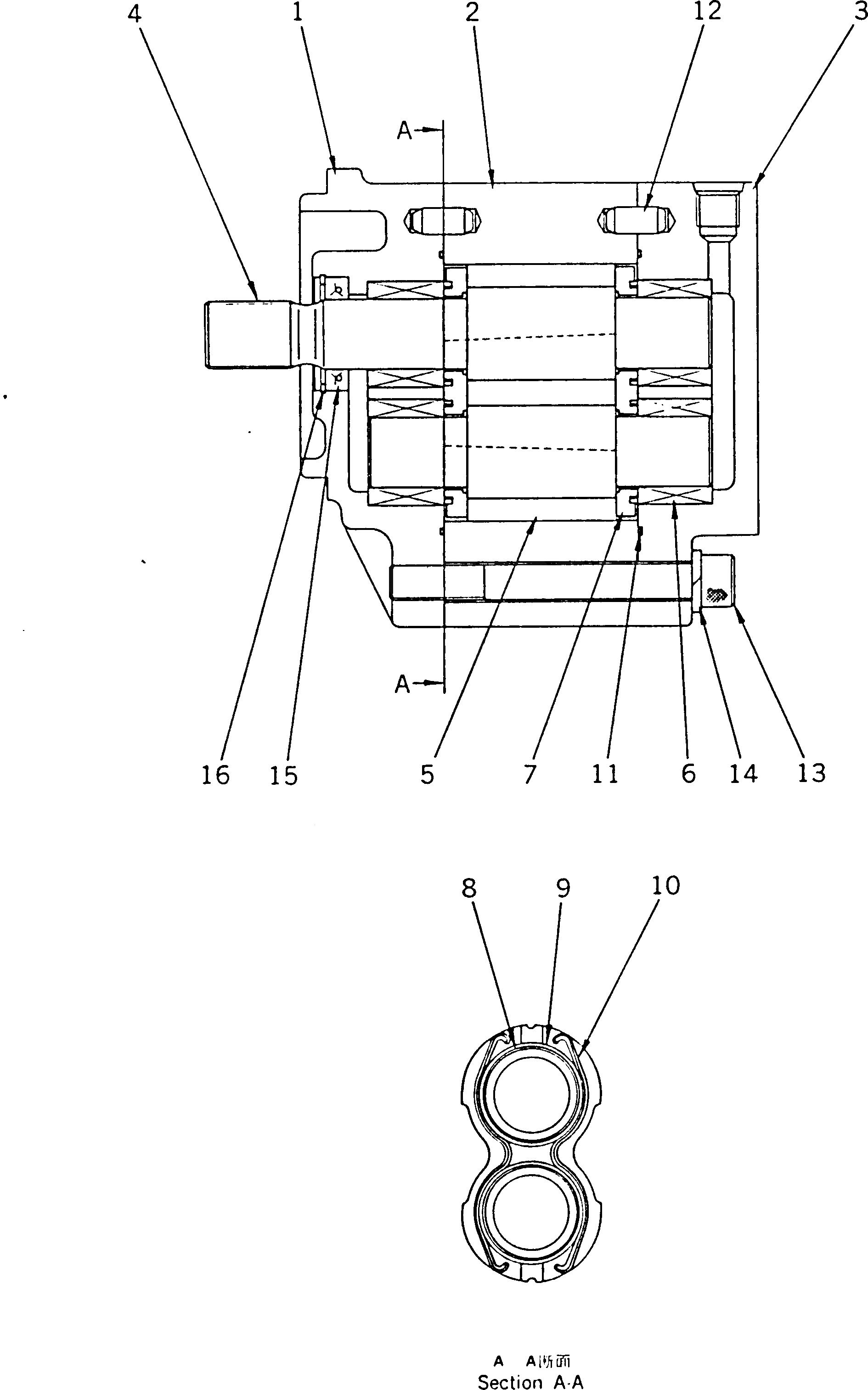 Кольцо уплотнительное (O-Ring) 704-37-03390 Komatsu