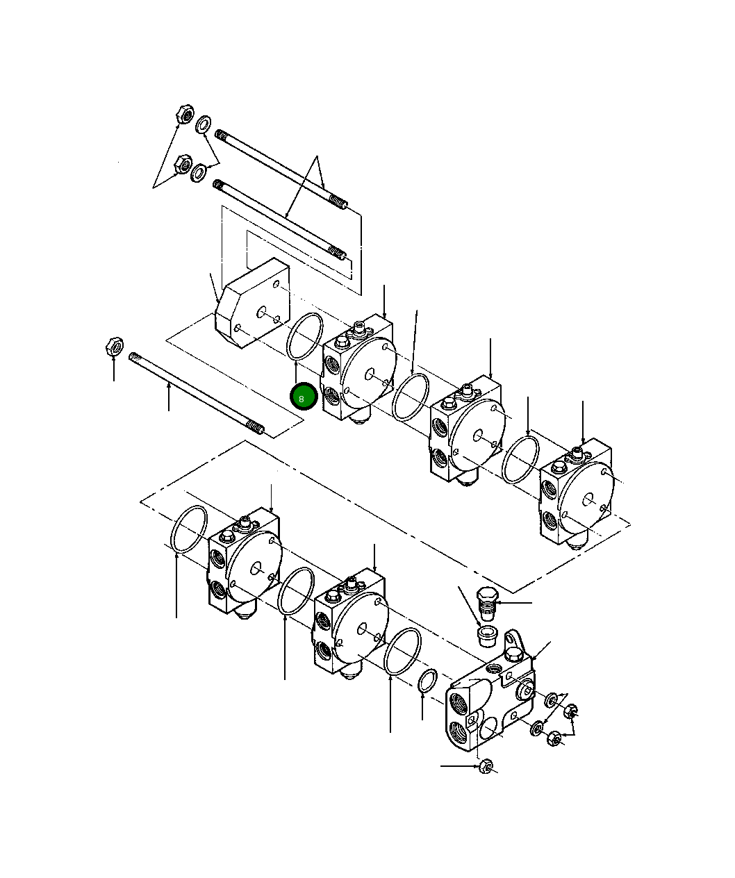 Кольцо уплотнительное (O-Ring) 1260 479 H1 Komatsu