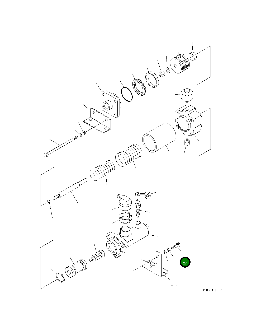 Болт MY502-1035-10 Komatsu