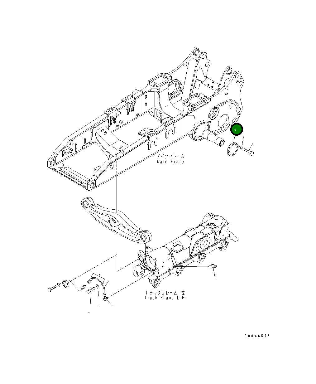 Крышка 195-50-52140 Komatsu
