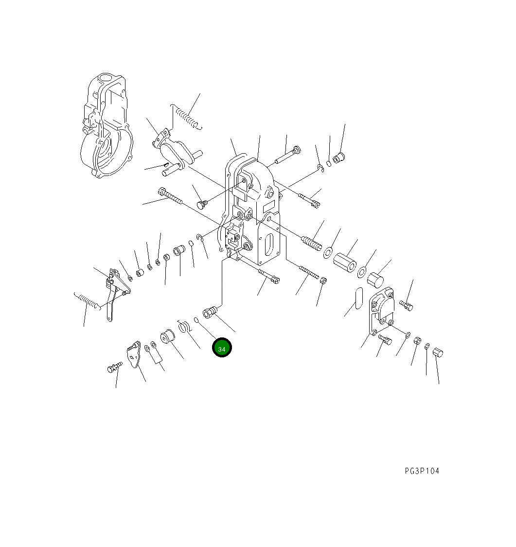 Кольцо уплотнительное (O-Ring) DK139710-0500  Komatsu