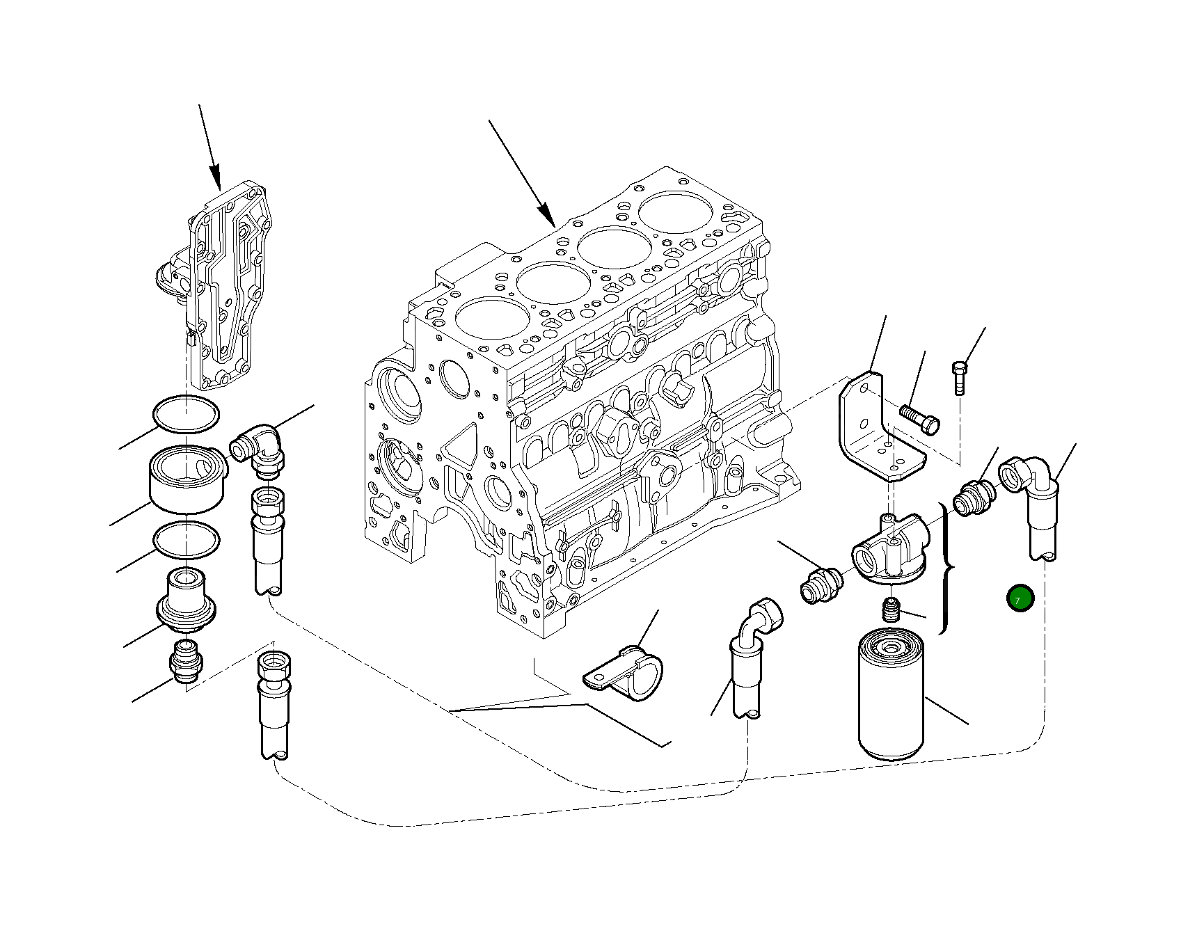 Болт EA16673735 Komatsu