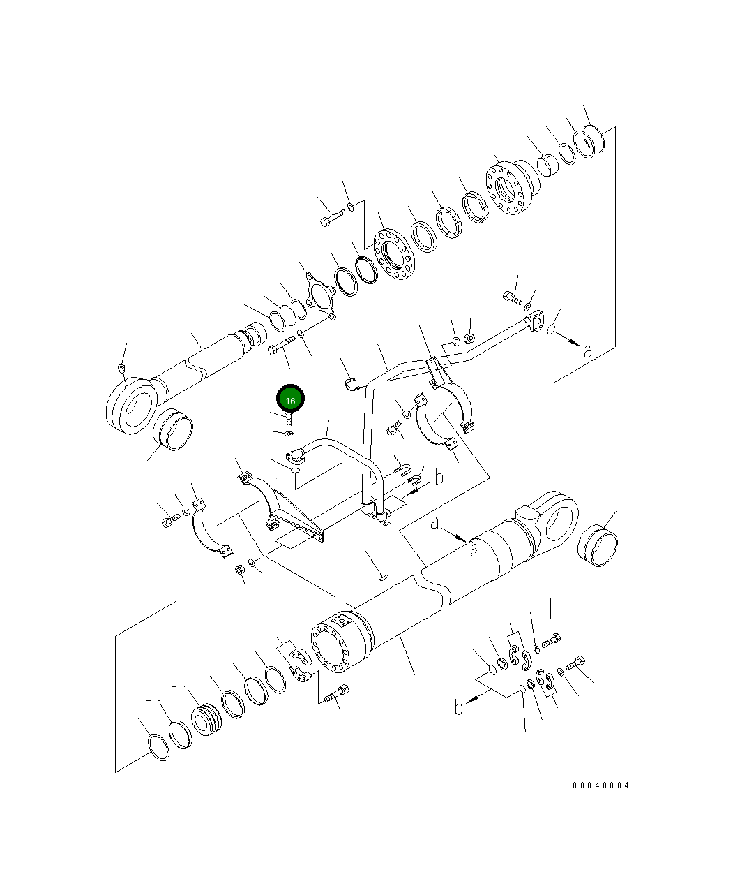 Болт 01011-82735 Komatsu