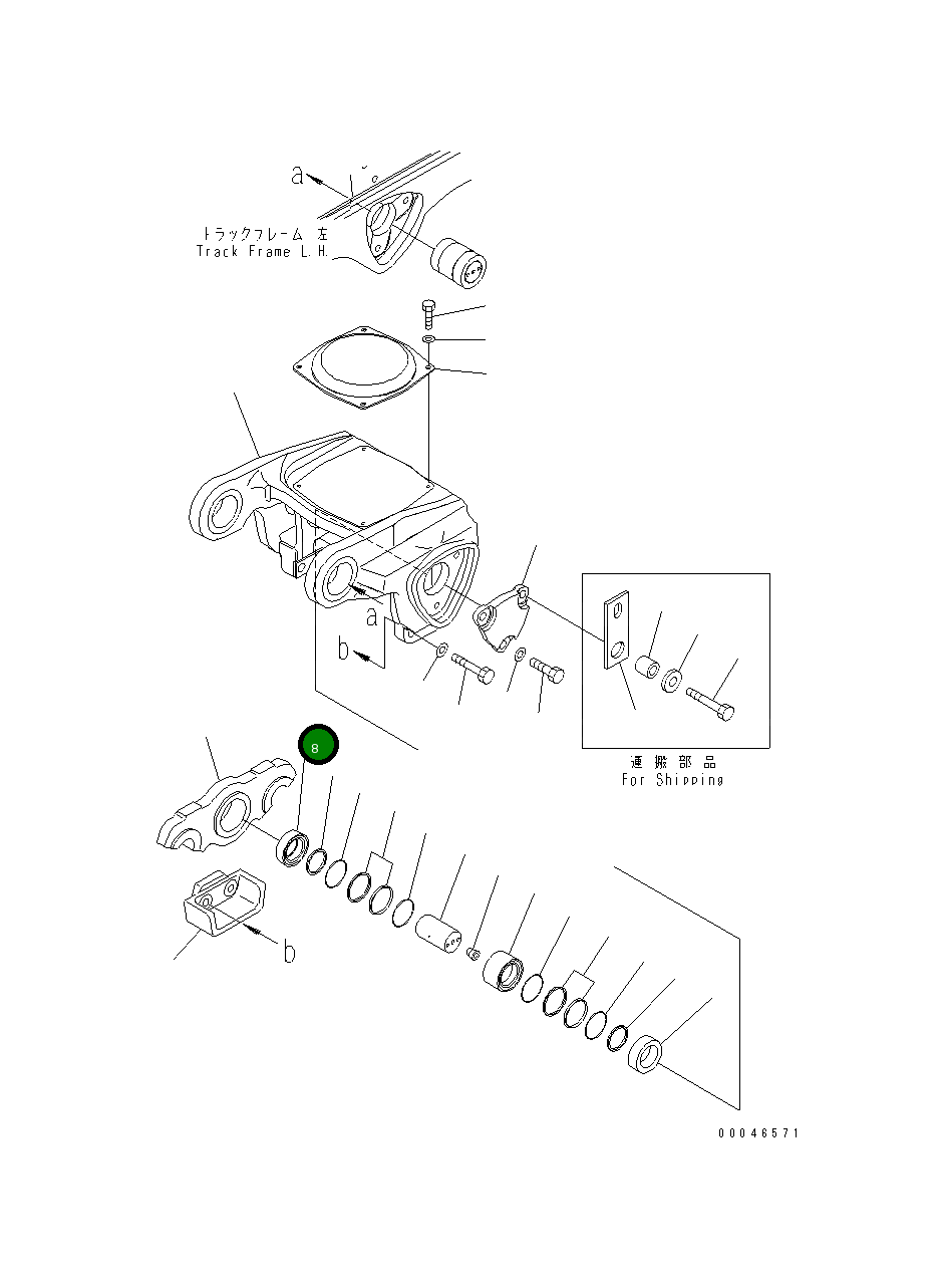 Кольцо 195-30-62430 Komatsu